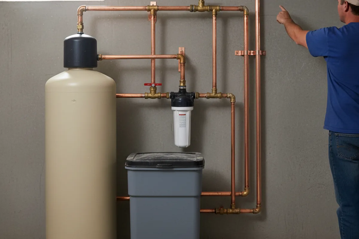 Whole-house water treatment system installed in Salome